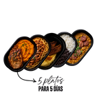 PLAN SEMANAL DE ALMUERZOS ( 5 platos )