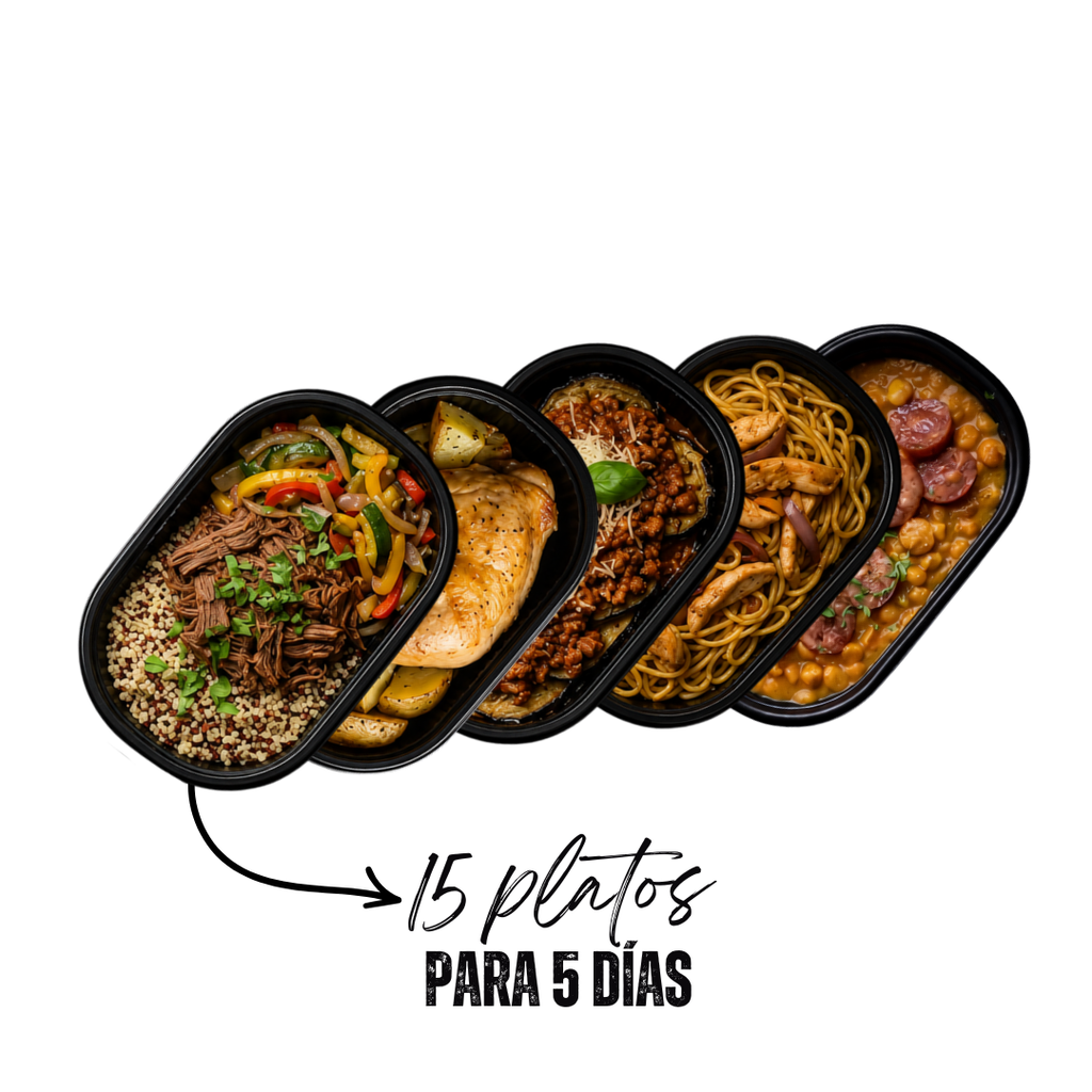PLAN SEMANAL FAMILIAR DE ALMUERZO ( 15 platos )