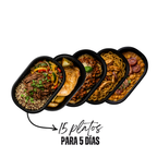 PLAN SEMANAL FAMILIAR DE ALMUERZO ( 15 platos )
