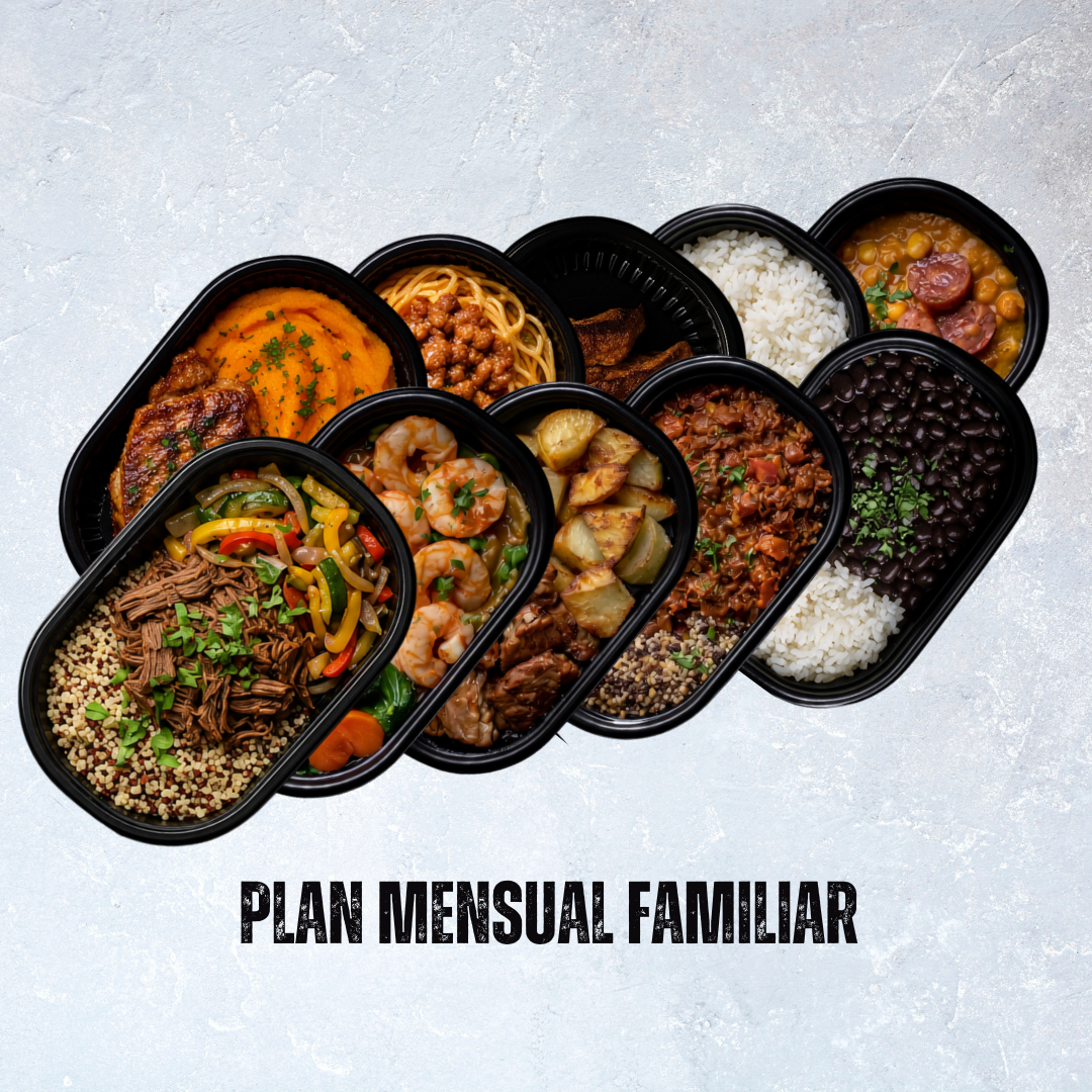 PLAN MENSUAL FAMILIAR DE ALMUERZOS ( 60 platos )